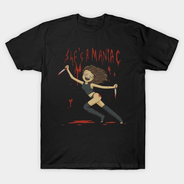Maniac T-Shirt by spookylili